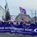 UKIP Protest to ‘save our kids’ demonstration at Southamptons Bargate despite masked ‘anti-racism’ counter march interference