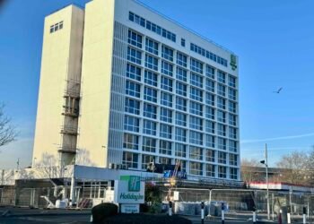 What’s going on at the Holiday Inn Southampton next to the Cruise Terminal?