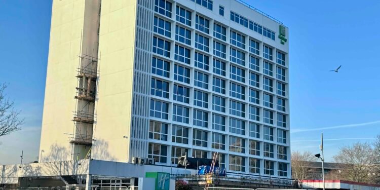 What’s going on at the Holiday Inn Southampton next to the Cruise Terminal?
