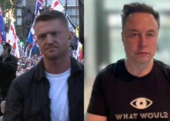 Elon Musk Makes Surprise Appearance at Unite The Kingdom event in London