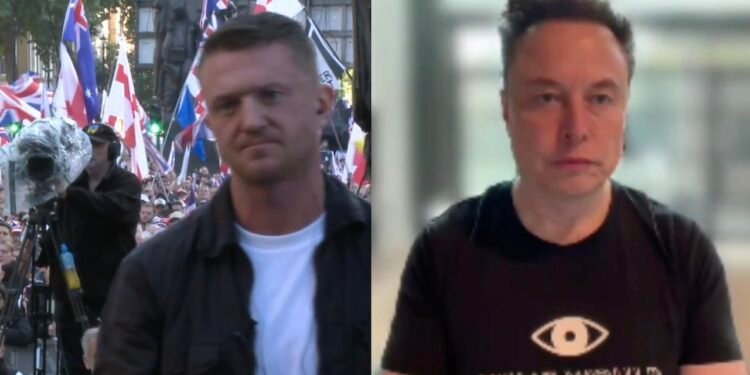 Elon Musk Makes Surprise Appearance at Unite The Kingdom event in London