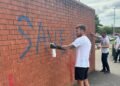 Southampton Patriots Group Remove Graffiti and Condemn Flare incident at Highfield Asylum Hotel