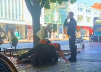 Security Guards Slam John Lewis Shopper to the floor Accusing him of Shoplifting in Shocking Incident